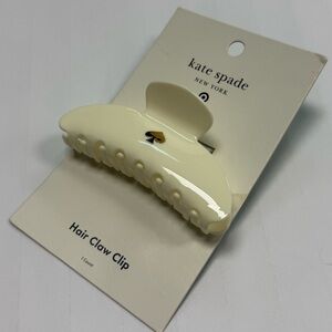 Kate Spade Ivory Hair Claw Clip
